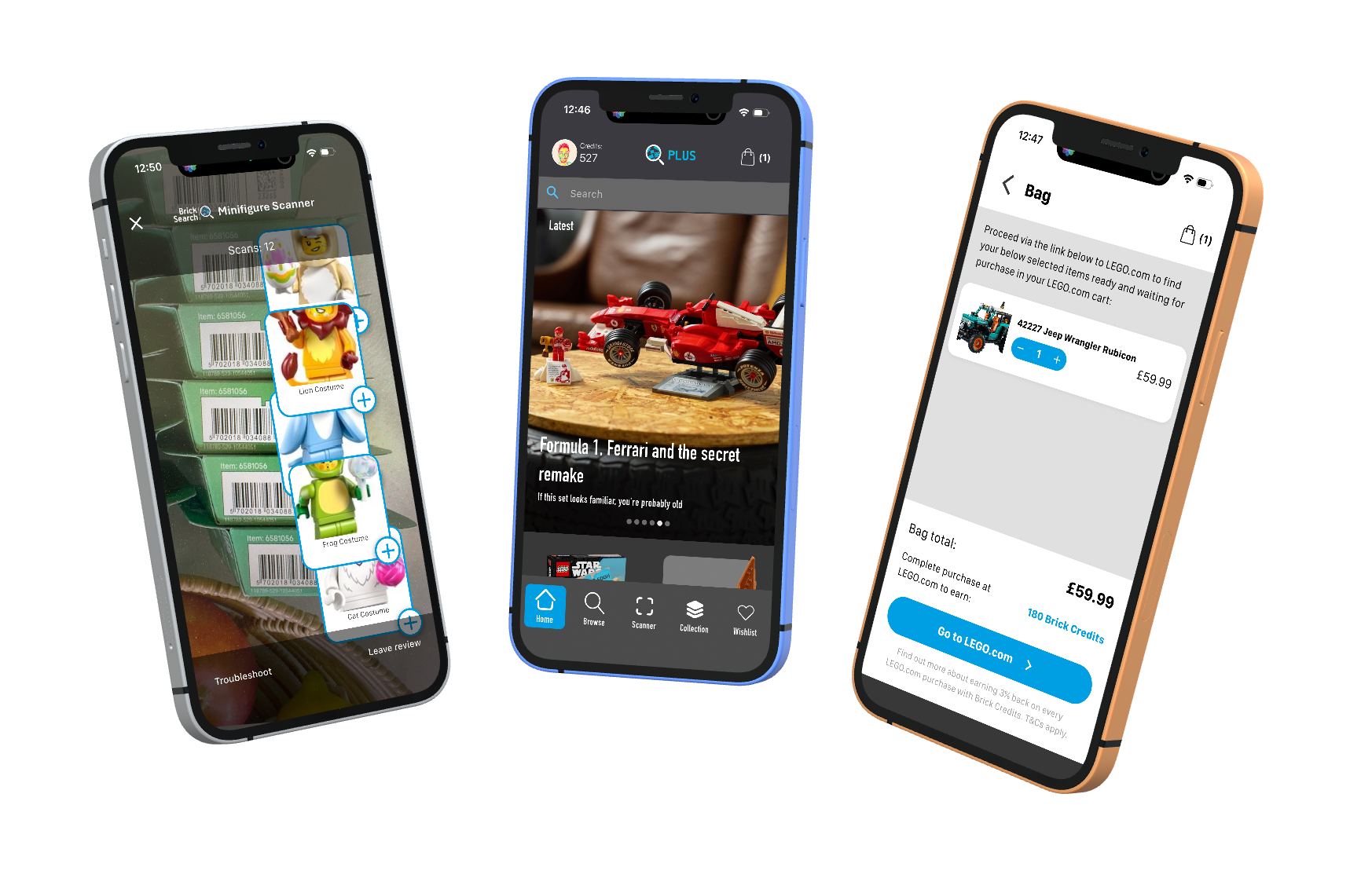 Brick Search app additional screenshots